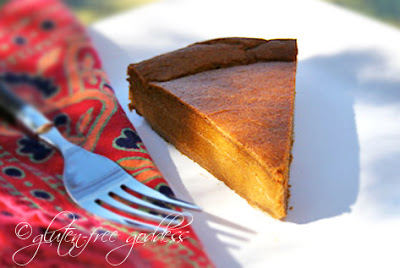 Pumpkin pie for gluten free dairy free Thanksgiving dessert