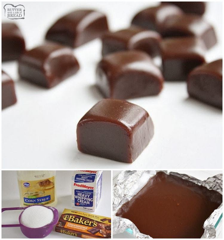 Chocolate Caramels are soft, chewy 4-ingredient homemade caramels with the amazing addition of chocolate! Perfect holiday treats that are easy to make!