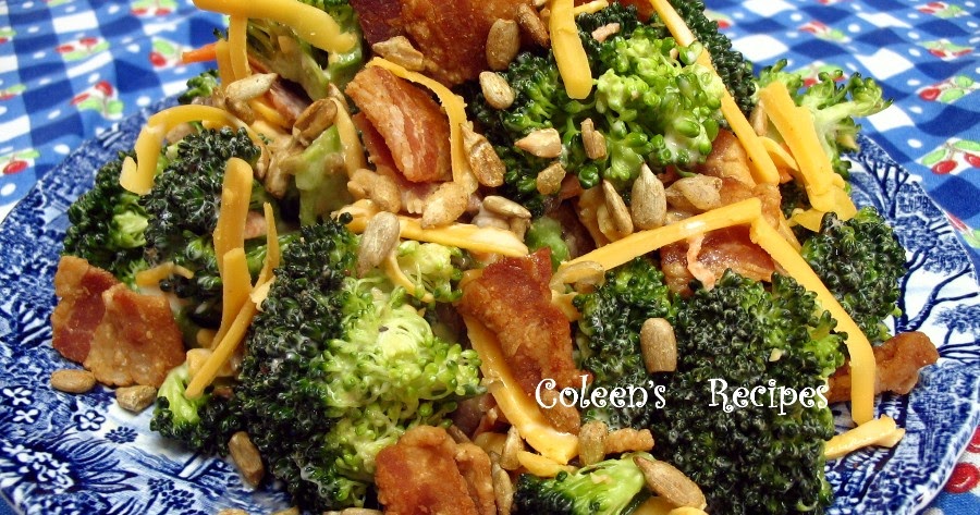 Coleen's Recipes: BROCCOLI and BACON SALAD