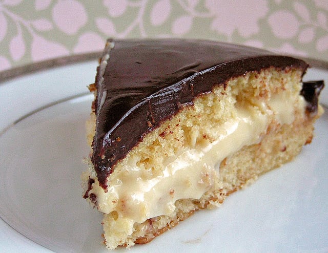 HOMEMADE BOSTON CREAM PIE - Butter with a Side of Bread