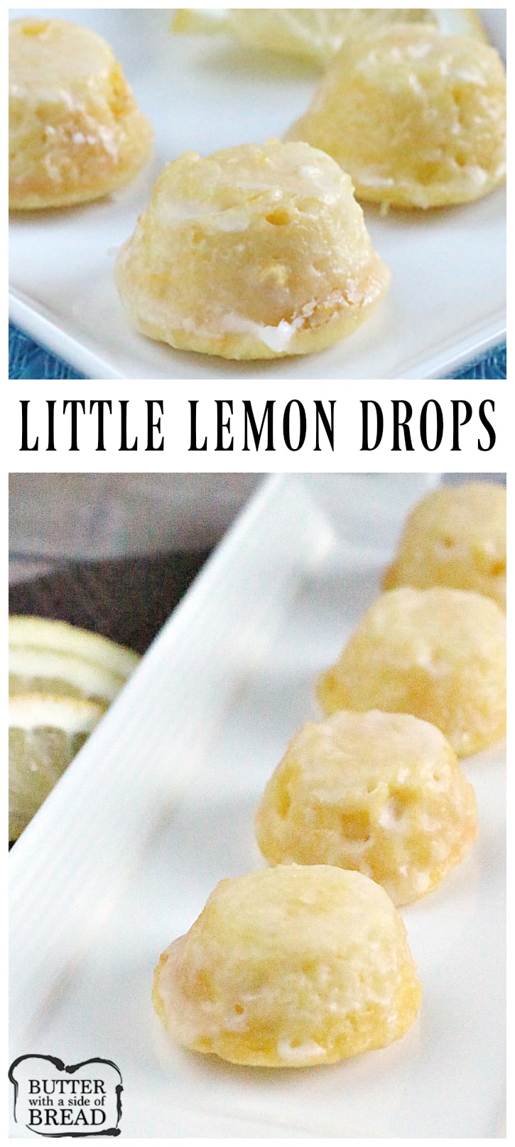 Little Lemon Drops are delicious bite-sized treats that start with a cake mix  - they are the perfect treat to take to your next party!