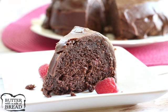 CHOCOLATE RASPBERRY CAKE - Butter with a Side of Bread