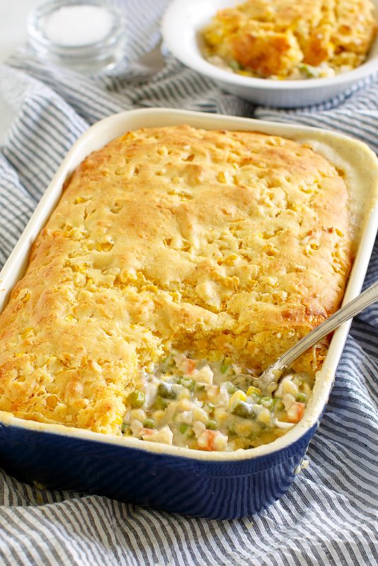 *From Scratch* Cornbread Topped Chicken Pot Pie - and Making Sure We Enjoy Our Home