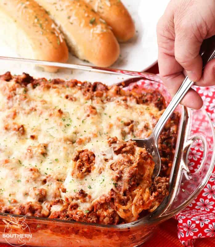 Meal Plan Monday #151 Out Of This World Baked Spaghetti