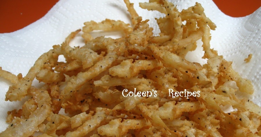 Coleen's Recipes: ONION STRINGS