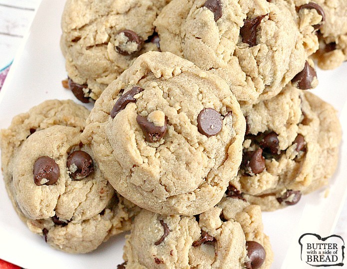 PEANUT BUTTER OATMEAL CHOCOLATE CHIP COOKIES