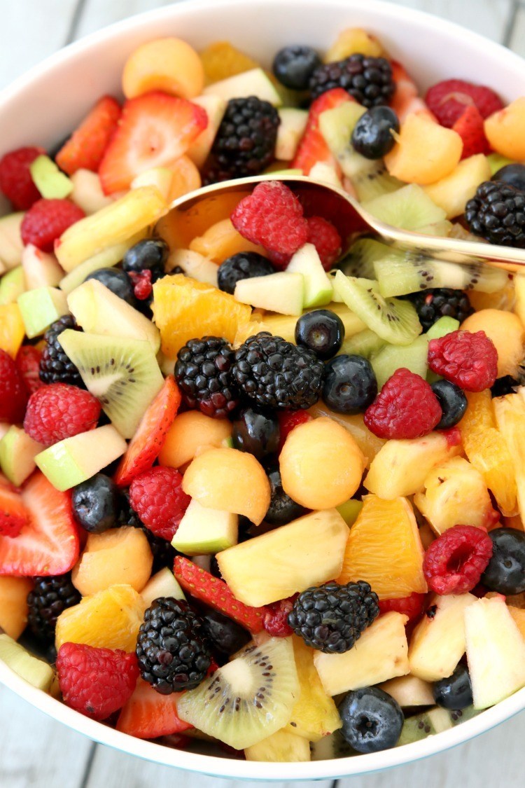 FANCY FRUIT SALAD RECIPE - Butter with a Side of Bread