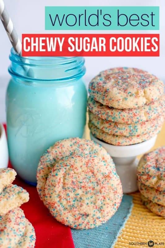 World's Best Chewy Sugar Cookies