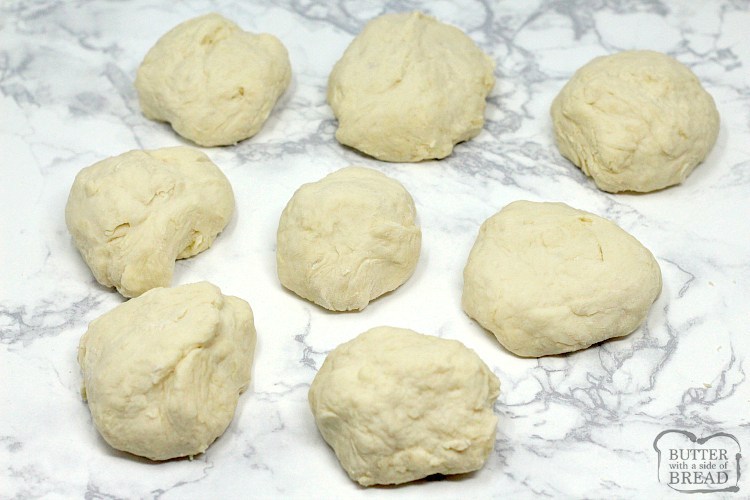 Homemade dough for making calzones