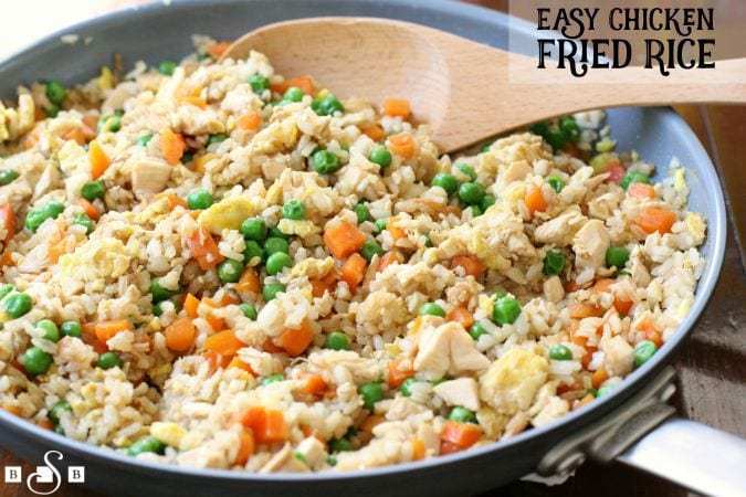 Easy Chicken Fried Rice - Butter With A Side of Bread