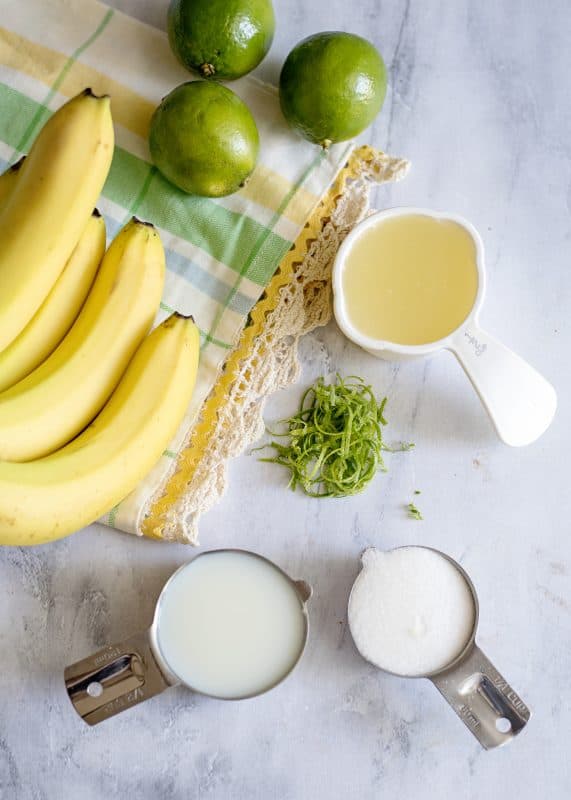Bananarita Smoothies Ingredients