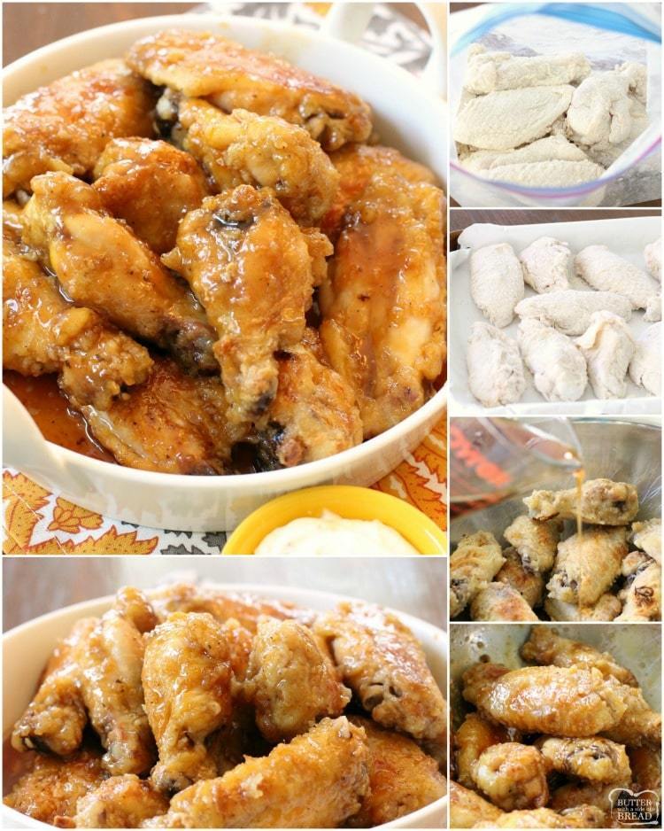 How to bake honey glazed chicken wings. Honey Glazed Chicken Wings are easily my favorite kind of baked chicken wings. Smothered with a delicious sweet glaze, this baked chicken wings recipe are literally finger-lickin’ good!