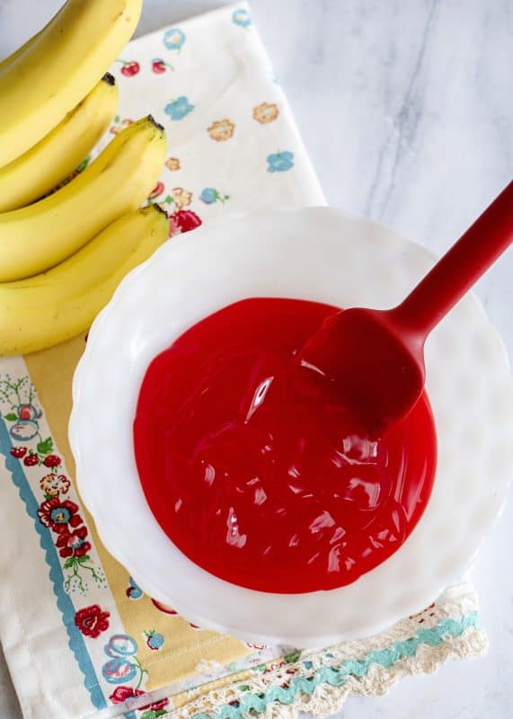 Bananas in Red Stuff
