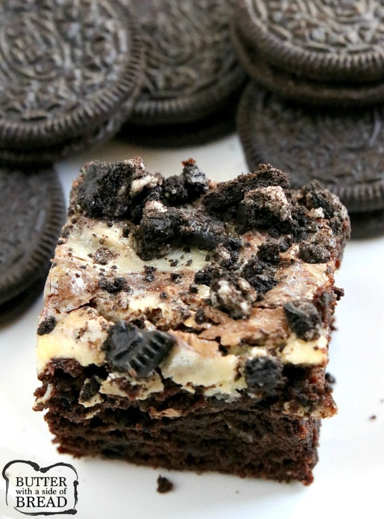 COOKIES AND CREAM BROWNIES - Butter with a Side of Bread