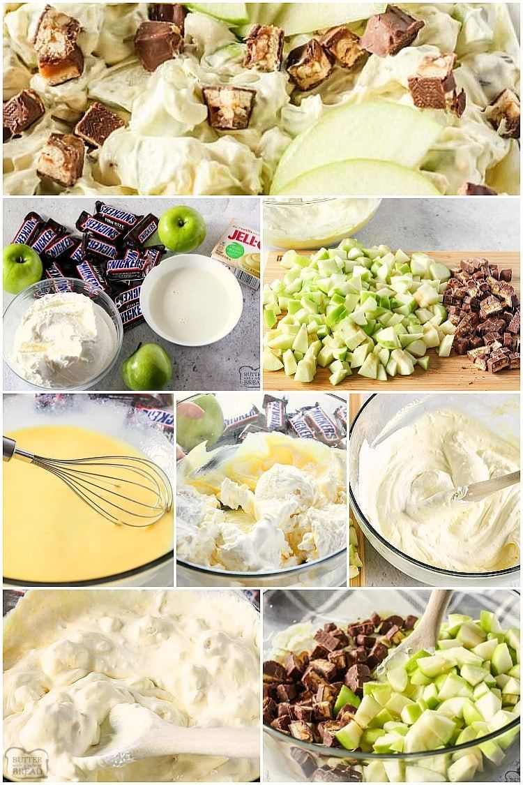 how to make snicker apple salad