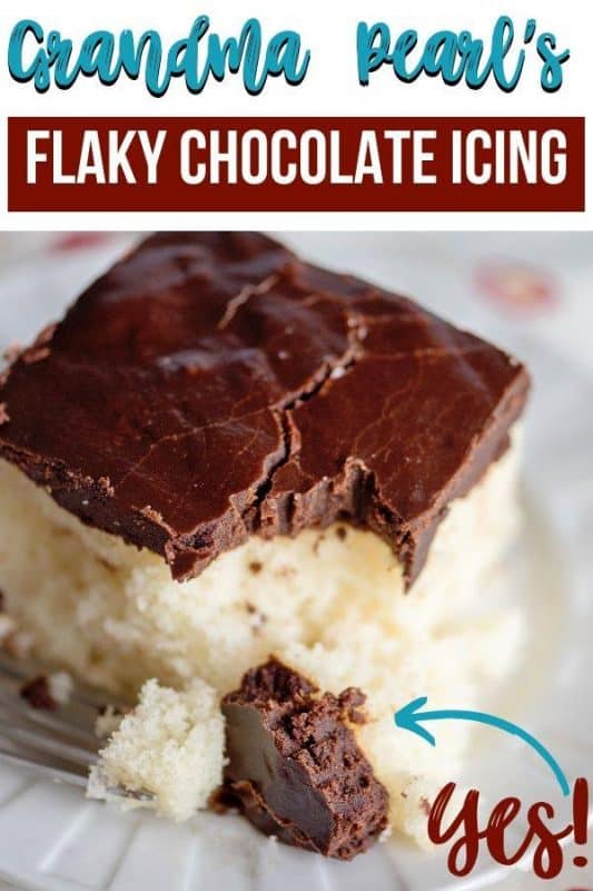 Grandma Pearl's Flaky Chocolate Icing