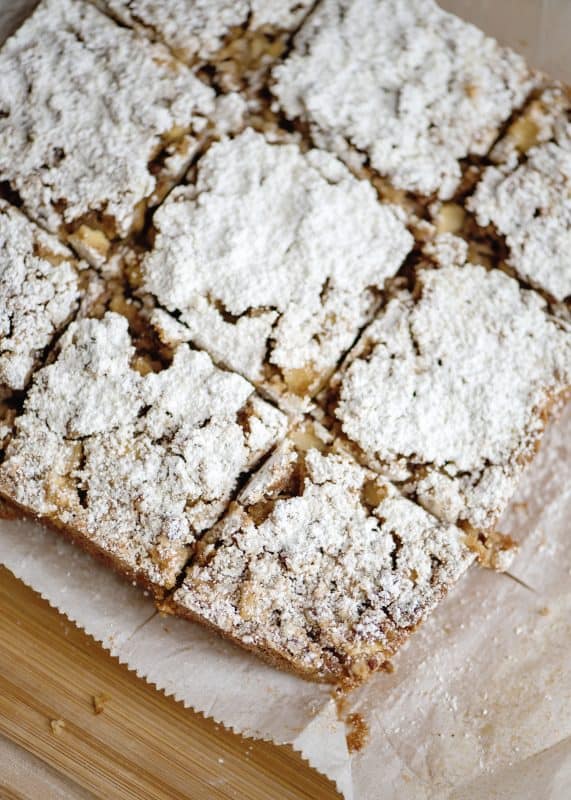 Sugar Dusted Apple Orchard Snack Cake