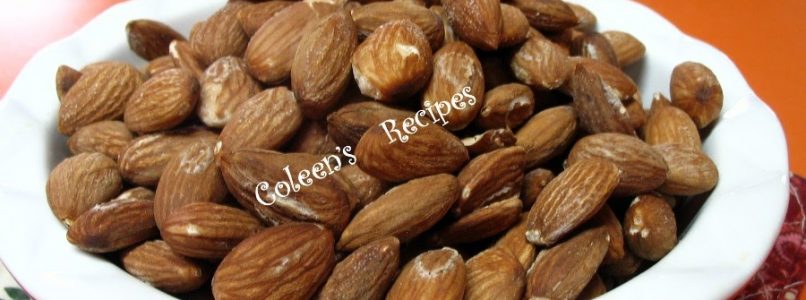 Coleen's Recipes: ROASTED ALMONDS