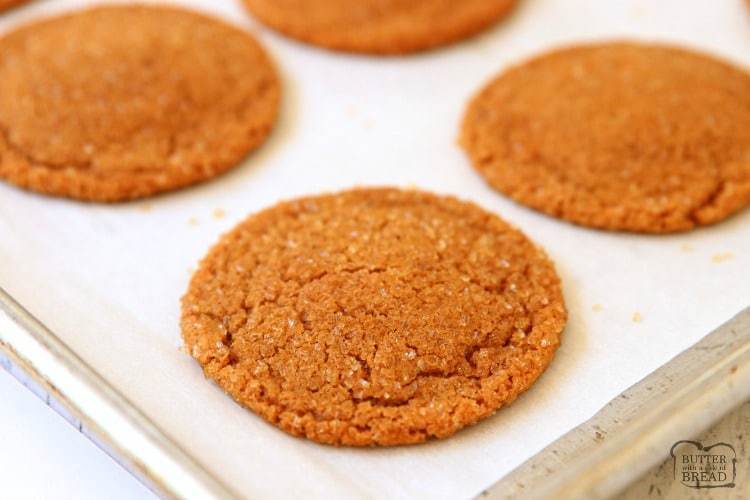 spiced ginger cookies