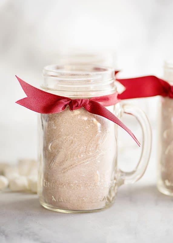Homemade Hot Chocolate Mix In A Pretty Jar