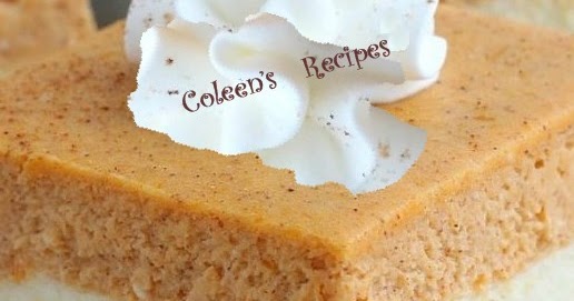 Coleen's Recipes: PUMPKIN PIE CHEESECAKE BARS