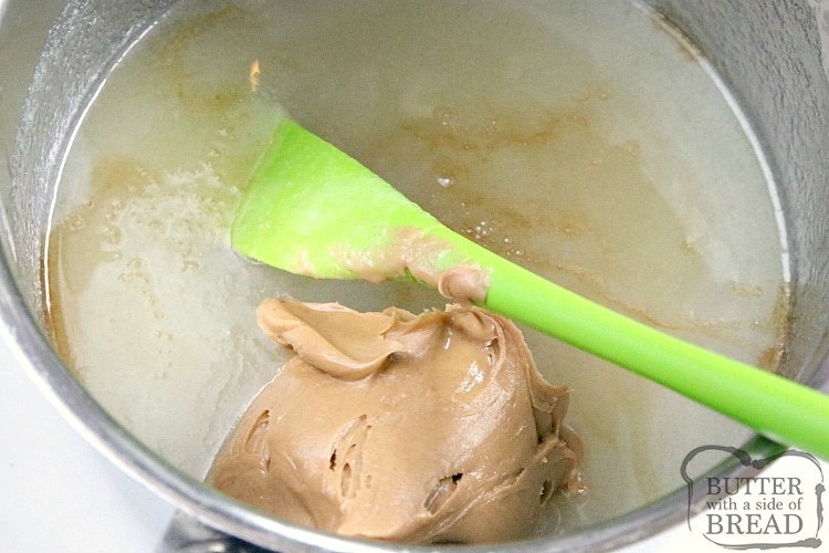 Ingredients in peanut butter fudge