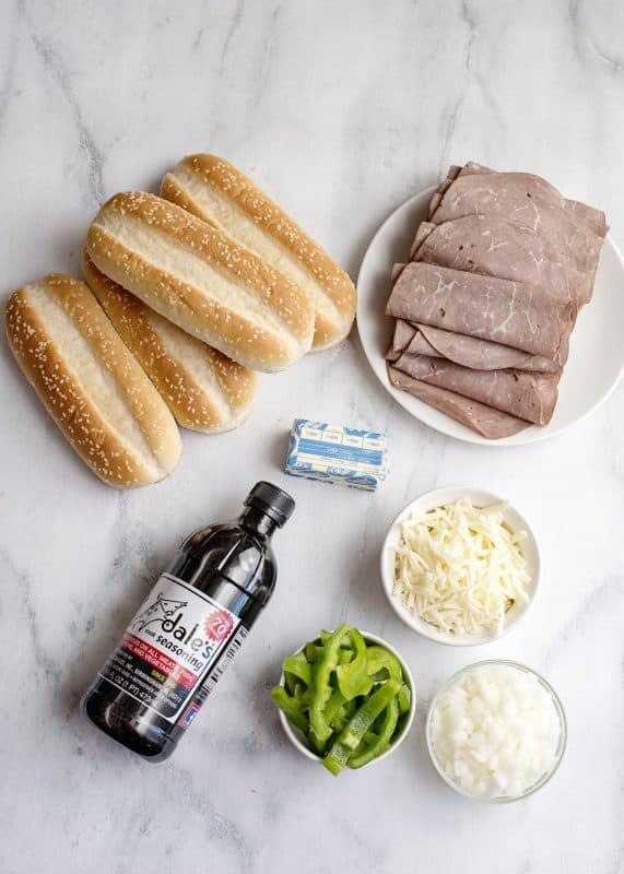 Ingredients for Bama Steak Sandwiches (So very EASY)