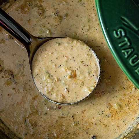 Spicy Broccoli Cheese Soup