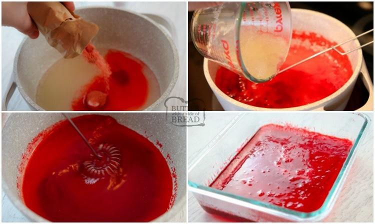 How to make Cherry Jelly Hearts Candy