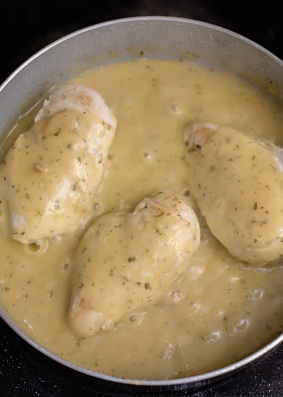 Creamy Chicken Skillet in Sauce