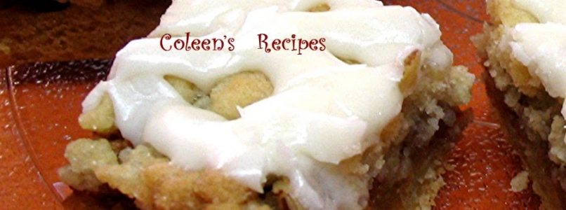 Coleen's Recipes: APPLE PIE BARS