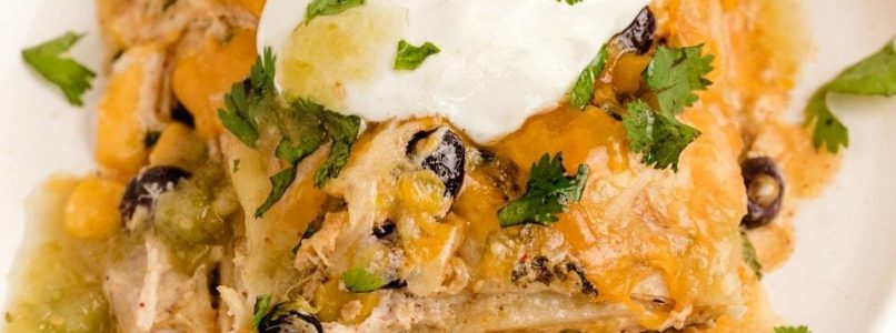 MEXICAN CHICKEN LASAGNA - Butter with a Side of Bread