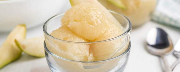 EASY PEAR SORBET - Butter with a Side of Bread
