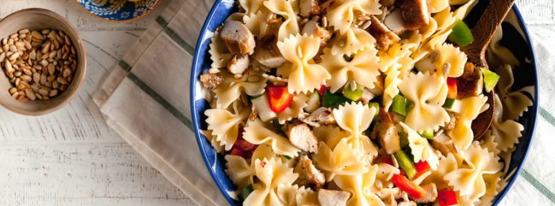 Lemon Pasta Salad With Grilled Chicken