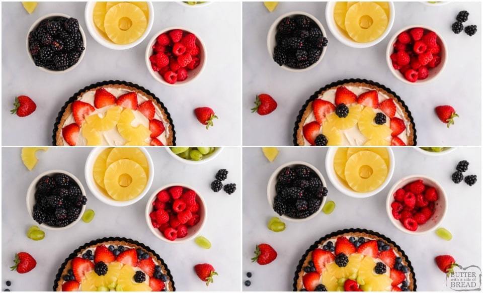 how to make a fruit tart