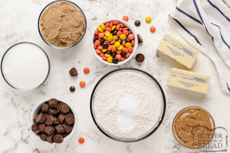 Ingredients in Reese's Peanut Butter Blondies