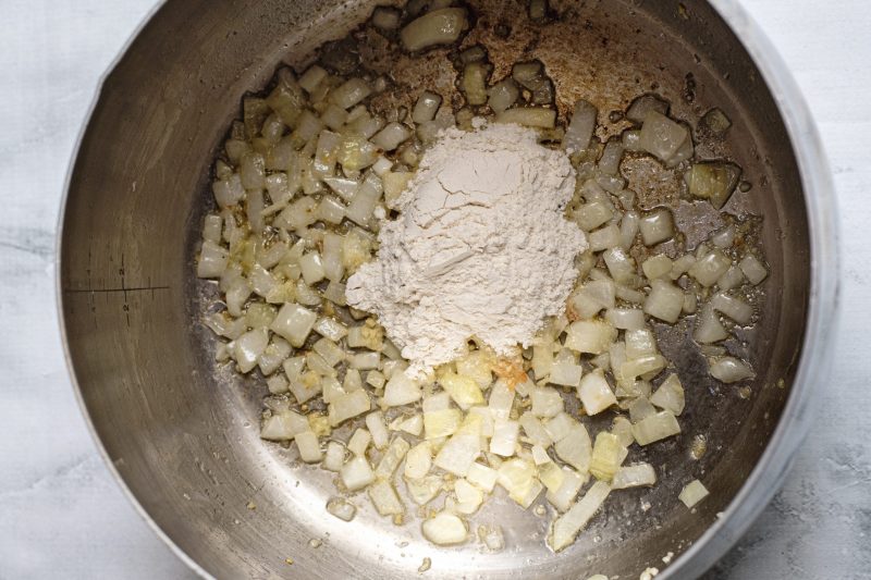 stir in flour cauliflower soup