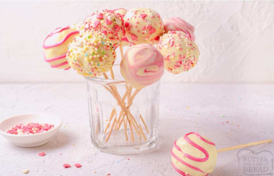 Pretty Pink Cake Pops recipe