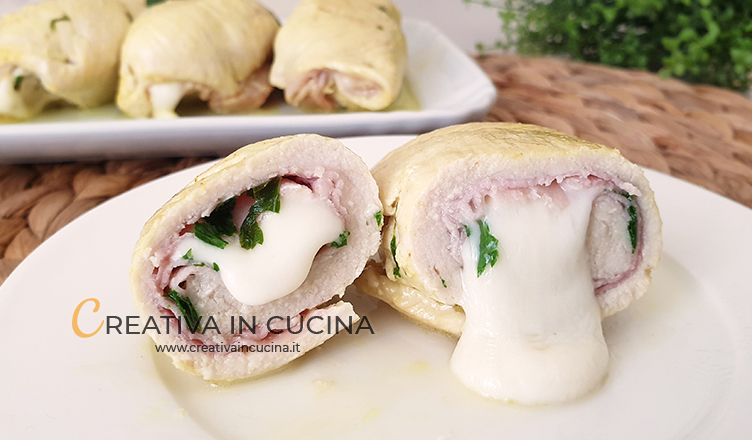 Soft and tasty chicken rolls recipe from Creativa in the kitchen