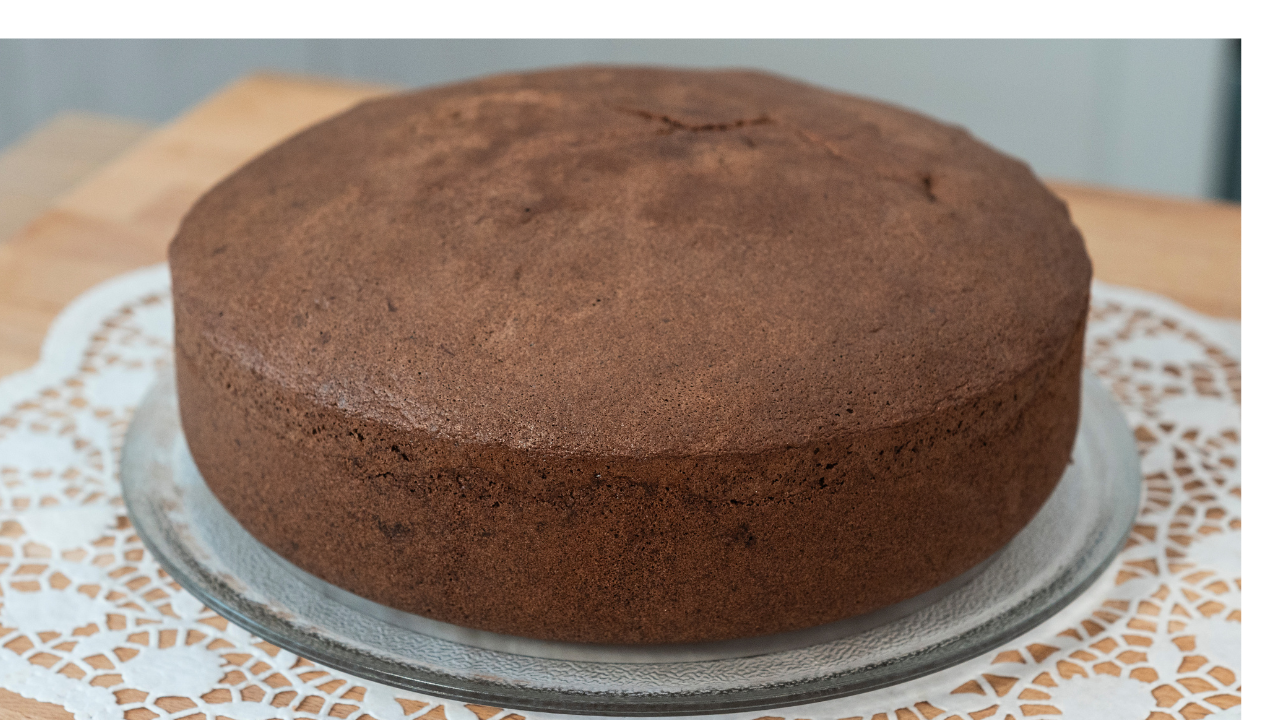 Grandma's recipe for chocolate sponge cake