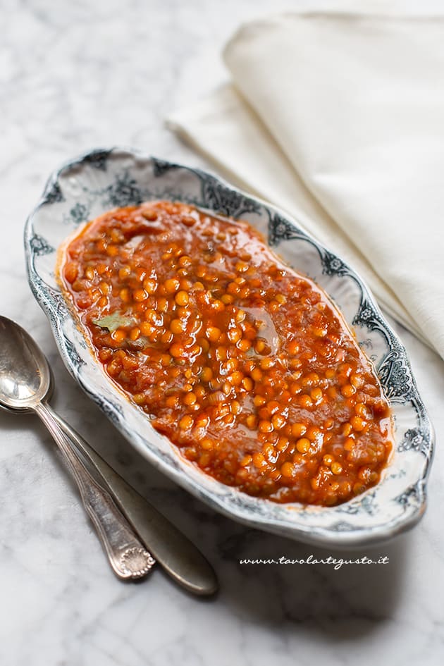 stewed lentil recipe
