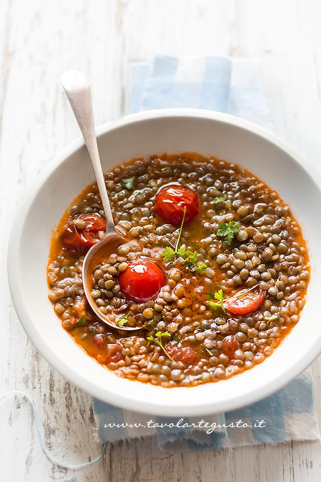 lentil soup recipe - Recipe by Tavolartegusto