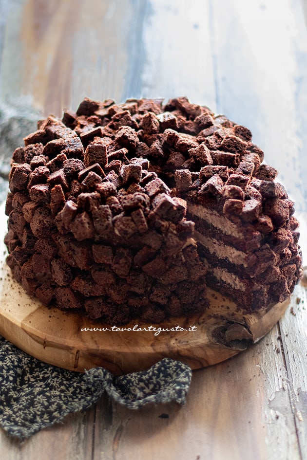 chocolate mimosa cake recipe - Recipe by Tavolartegusto
