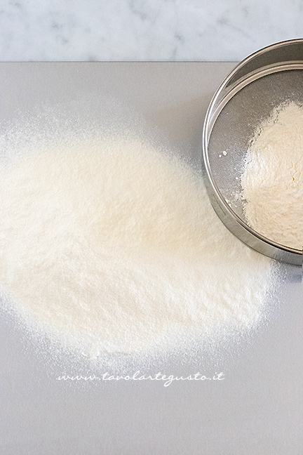 sift the flour to make tagliolini - Recipe by Tavolartegusto
