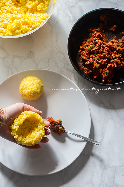 how to make baked rice balls - Recipe by Tavolartegusto