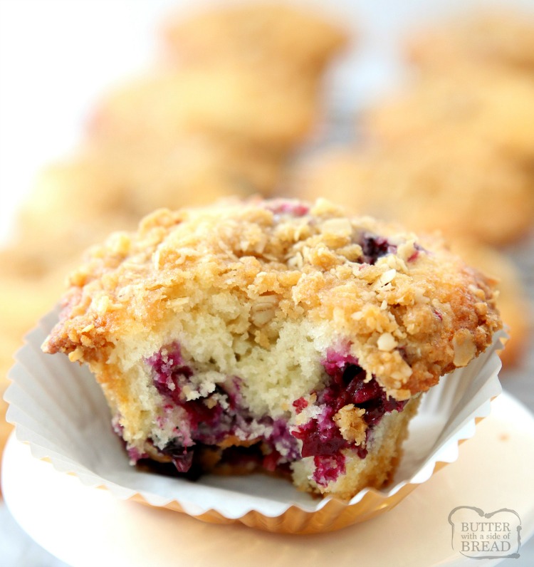 Best Blueberry Muffins that are light, flavorful and full of sweet, juicy blueberries! Family favorite recipe that