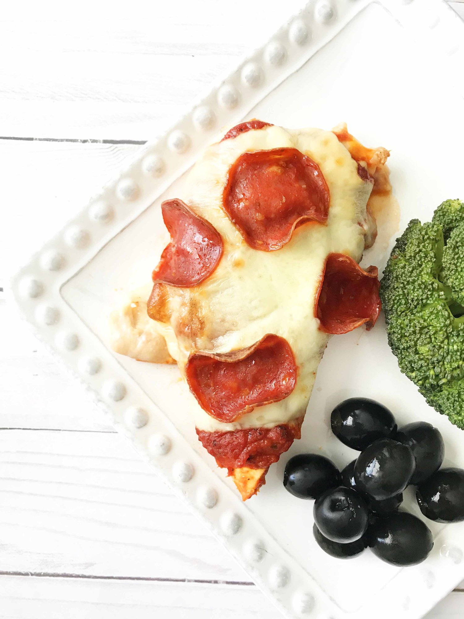 Baked Pepperoni Pizza Chicken — The Skinny Fork