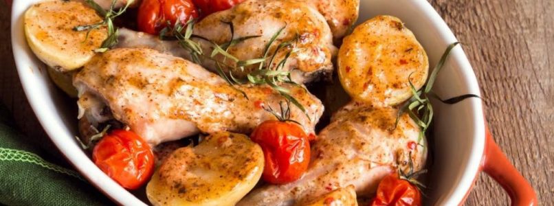 CHICKEN-THEGS-baked-with-POTATOES