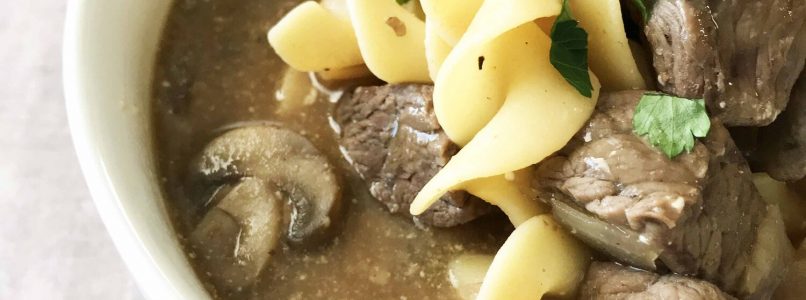 Beef Stroganoff Soup — The Skinny Fork