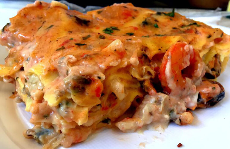 seafood lasagna